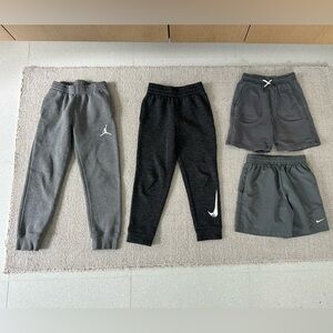 Nike Jordan / Zara Boys Sweat pant Joggers & Shorts Bundle